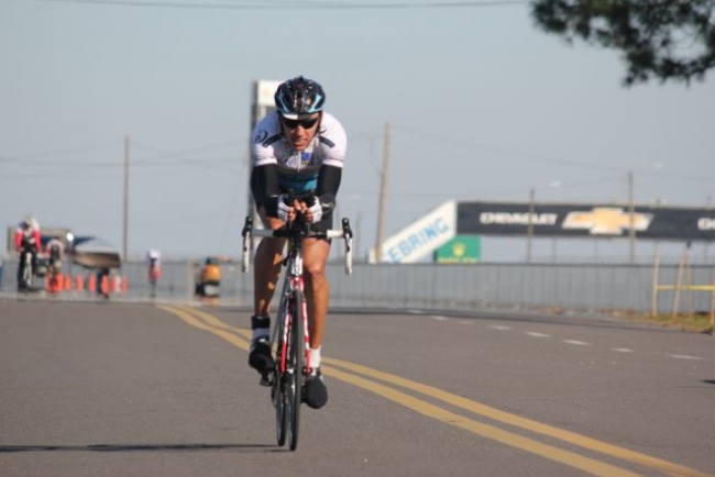 Victory with the course record at Sebring 24h Cycling Race